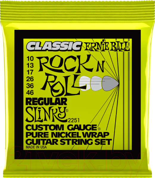 Изображение товара Струны для электрогитары Ernie Ball 2251