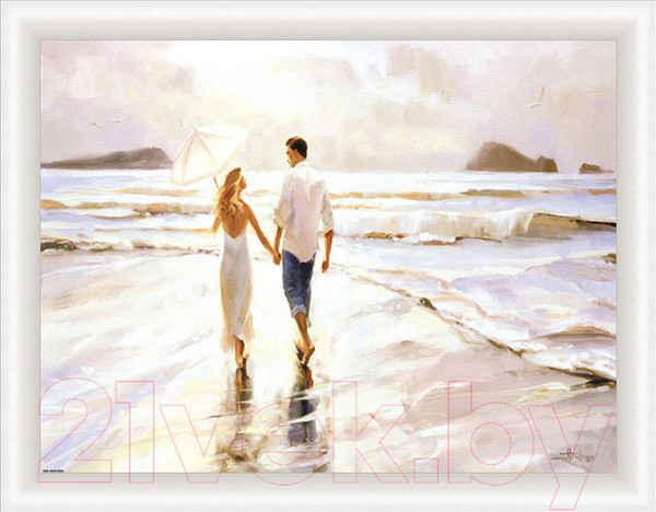 Изображение товара Картина Декарт Море, прогулка 8Л0407 (в раме)