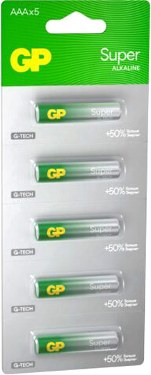 Изображение товара Комплект батареек GP Batteries 24AA21-2CRSC5 (5шт)