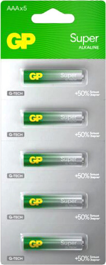 Изображение товара Комплект батареек GP Batteries 24AA21-2CRSC5 (5шт)