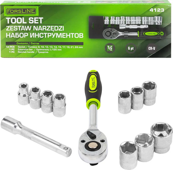 Изображение товара Универсальный набор инструментов ForsLine FL-4123 (61274)