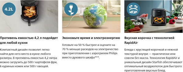 Изображение товара Аэрогриль Philips NA221/00