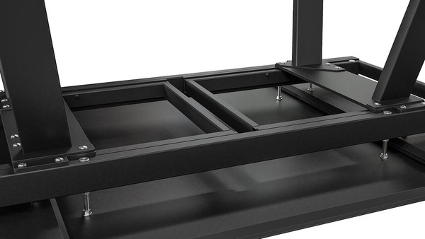 Изображение товара Обеденный стол ТриЯ Дэкстон Тип 1 / 264172 (черный муар/керамика матовая белый мрамор)