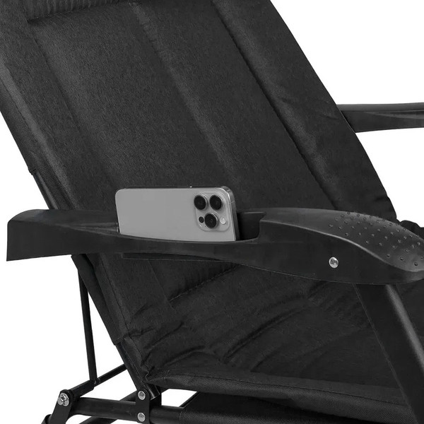 Изображение товара Складной шезлонг ISMA ISMA-FG-HY-8000BK (62320)