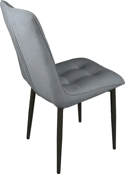 Изображение товара Стул ТриЯ Фредо / 262829 (черный муар/микровелюр Brendy Grey)