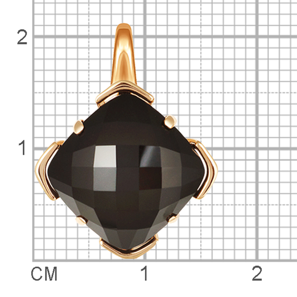 Изображение товара Подвеска из розового золота Кристалл CM74400226773 (с агатом)