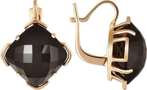 Изображение товара Серьги из розового золота Кристалл CI50600226773 (с агатом)