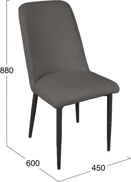 Изображение товара Стул ТриЯ Шарли / 262854 (черный муар/микровелюр Brendy Latte)