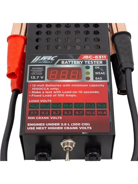 Изображение товара Тестер аккумуляторной батареи JBC 8311 (65119)