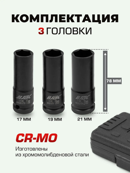 Изображение товара Набор головок слесарных JBC 4032TH (64667)