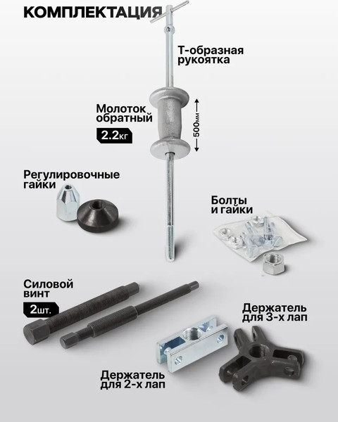 Изображение товара Набор съемников JBC 664A (64700)