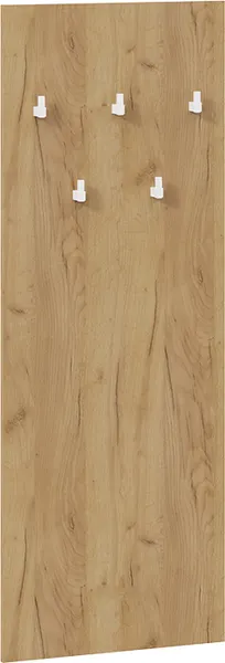 Изображение товара Секция в прихожую ТриЯ Хилтон №4 / 251067 (дуб крафт золотой/белый матовый)