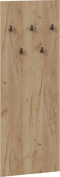 Изображение товара Секция в прихожую ТриЯ Хилтон №4 / 251068 (дуб крафт золотой/графит матовый)