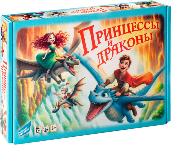 Изображение товара Настольная игра Dream Makers Принцессы и драконы / 2308C