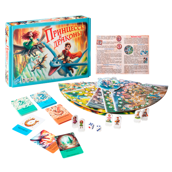 Изображение товара Настольная игра Dream Makers Принцессы и драконы / 2308C