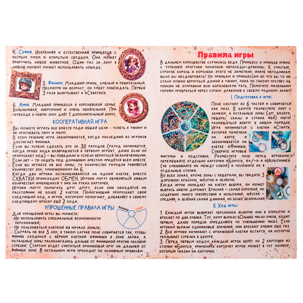 Изображение товара Настольная игра Dream Makers Принцессы и драконы / 2308C