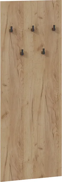 Изображение товара Секция в прихожую ТриЯ Хилтон №8 / 251076 (дуб крафт золотой/графит матовый)