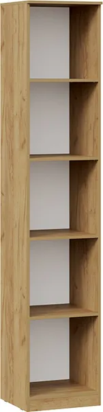 Изображение товара Секция в прихожую ТриЯ Хилтон №8 / 251076 (дуб крафт золотой/графит матовый)