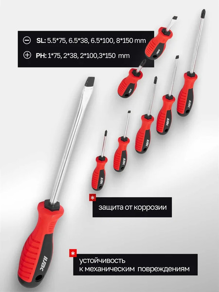 Изображение товара Набор отверток JBC 7018 (64821)