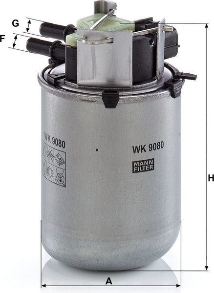 Изображение товара Топливный фильтр Mann-Filter WK9080