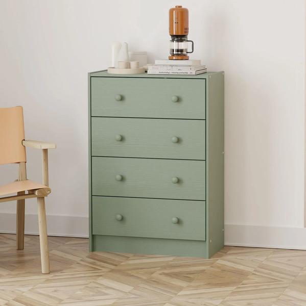 Изображение товара Комод Dipriz Раст 4 ящика с перегородками / Д.2315.1 (зеленый pantone 5497)