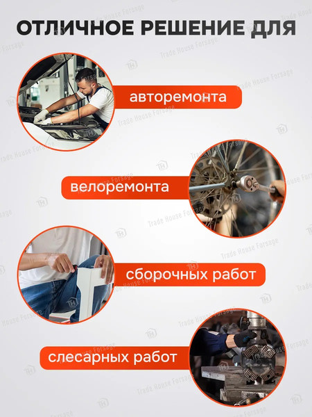 Изображение товара Набор головок слесарных Sigmatool 4123 (61 275)