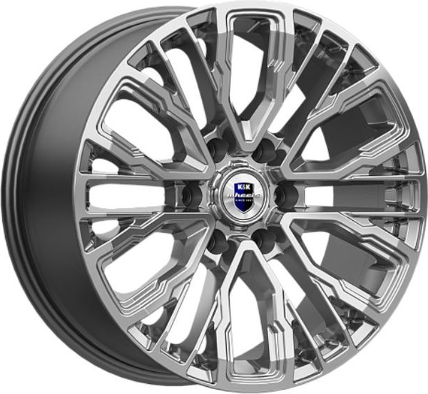 Изображение товара Литой диск K&K Кортес 19x8.5" 6x139.7мм DIA 100.1мм ET 36мм Дарк платинум