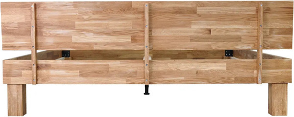 Изображение товара Двуспальная кровать Dipriz Buona Vita 200х200 / Д.83141.1 (дуб/лак УФ)