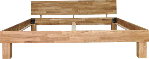 Изображение товара Двуспальная кровать Dipriz Buona Vita 200х200 / Д.83141.1 (дуб/лак УФ)