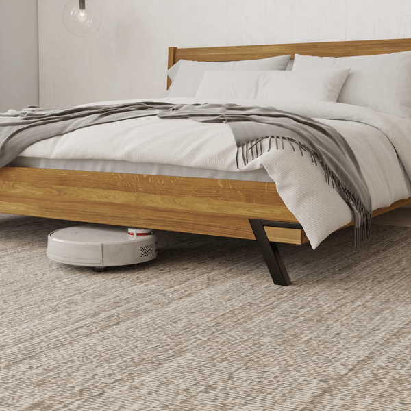 Изображение товара Двуспальная кровать Dipriz Flevers 180 / Д.83180.1 (дуб/c элементами металла/натур с настилом)