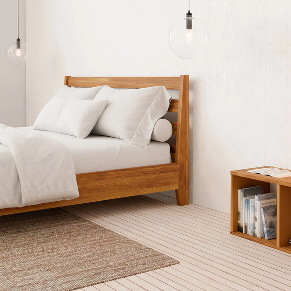 Изображение товара Двуспальная кровать Dipriz Flevers 180 / Д.83180.1 (дуб/c элементами металла/натур с настилом)