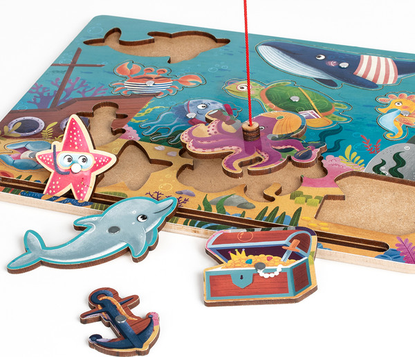 Изображение товара Развивающий игровой набор Genio Kids Рыбалка / WMR1