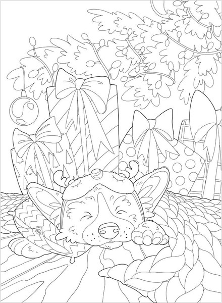 Изображение товара Раскраска-антистресс Эксмо Раскраска хюгге. Добавь красок счастливым моментам (Яляева Мария)