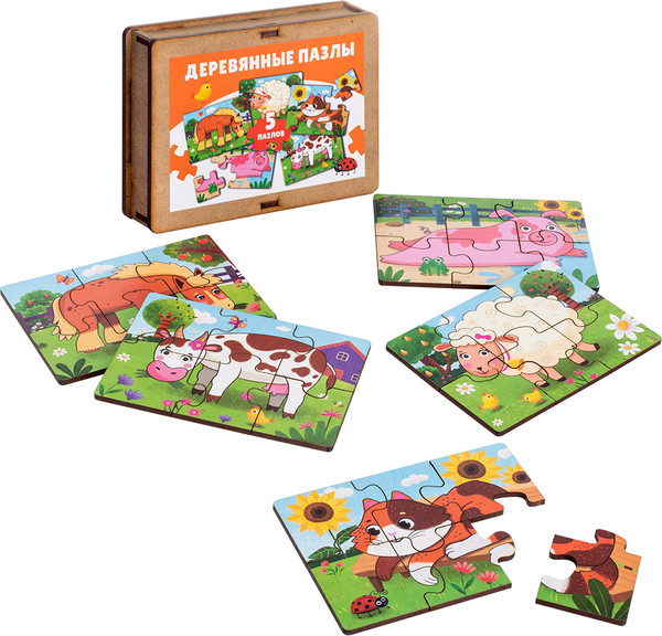 Изображение товара Развивающая игра Мастер Вуд Животные / WPM