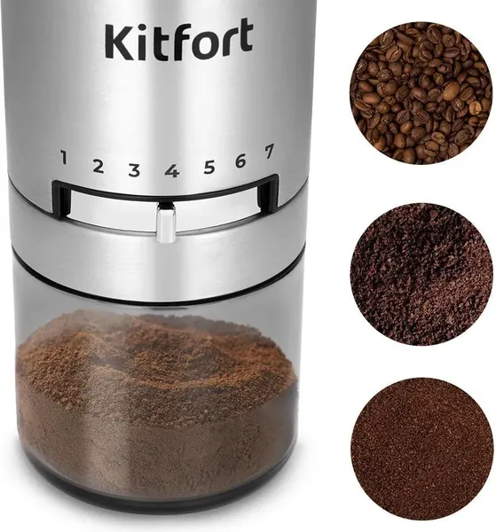 Изображение товара Кофемолка Kitfort КТ-7537