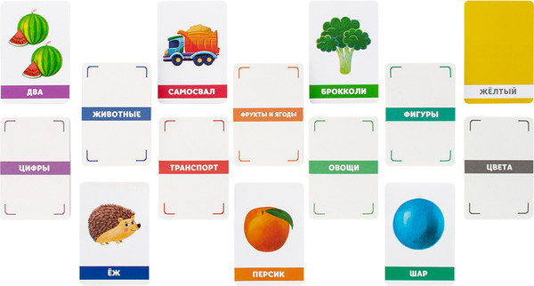 Изображение товара Развивающие карточки Genio Kids Мои первые 100 слов / 2306C