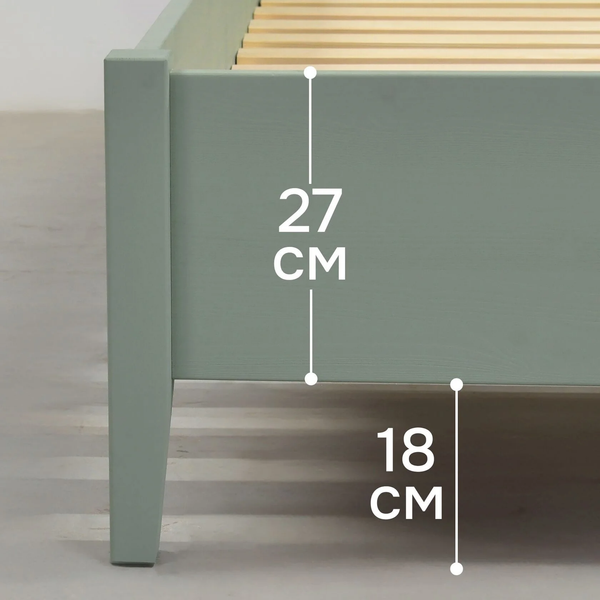 Изображение товара Двуспальная кровать Dipriz Саргас 160х200 / Д.83063.1 (pantone 5497)