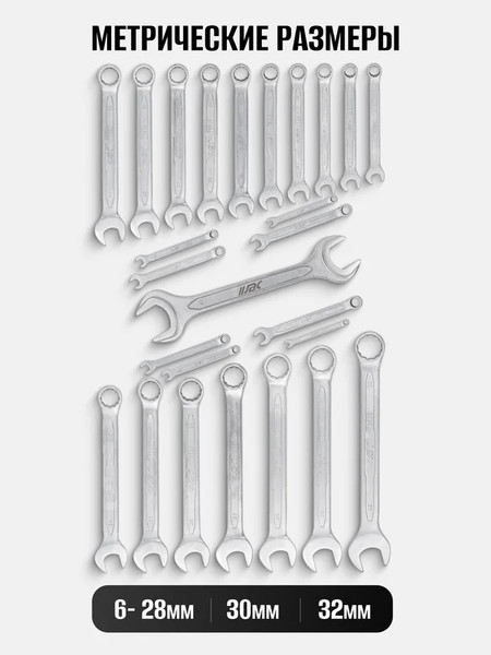 Изображение товара Набор ключей JBC 5261P+1 (65096)