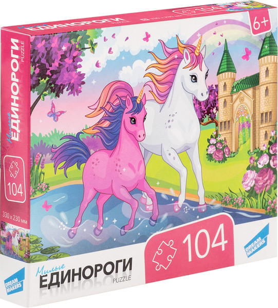 Изображение товара Пазл Dream Makers Единороги / RI1005C (104эл)