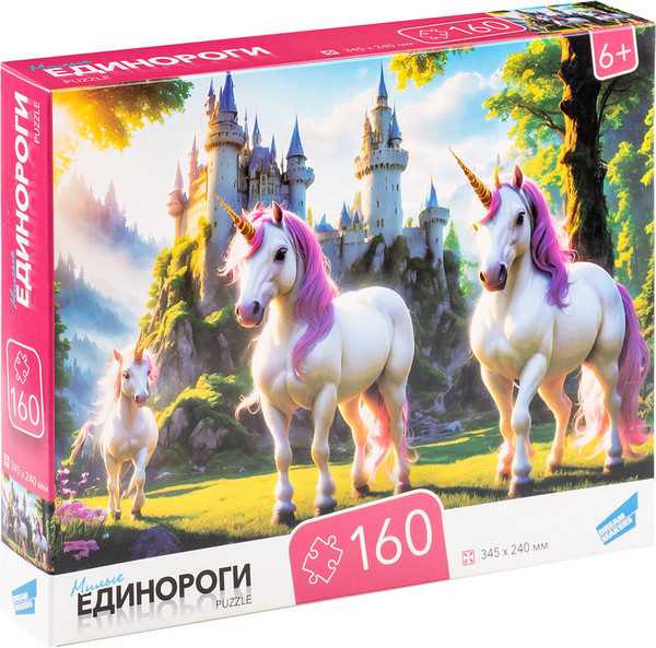 Изображение товара Пазл Dream Makers Единороги / RI1605C (160эл)