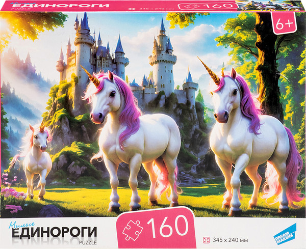 Изображение товара Пазл Dream Makers Единороги / RI1605C (160эл)