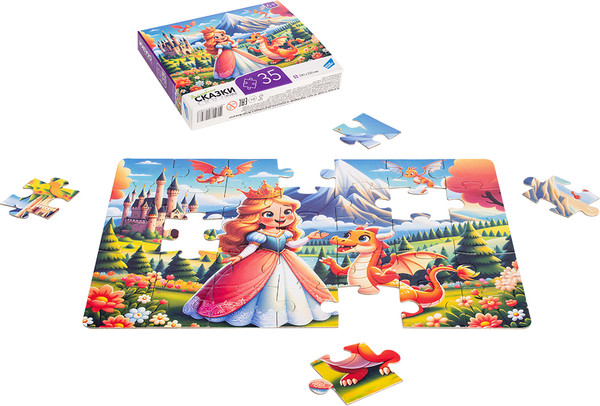 Изображение товара Развивающая игра Dream Makers Сказки / RI3501C (35эл)