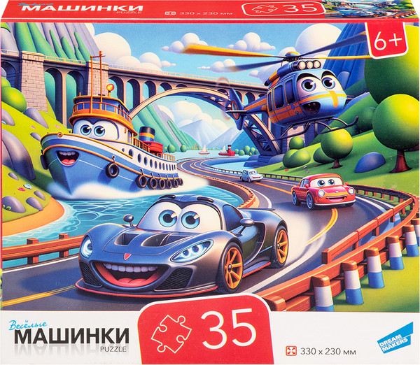 Изображение товара Развивающая игра Dream Makers Машинки / RI3505C (35эл)