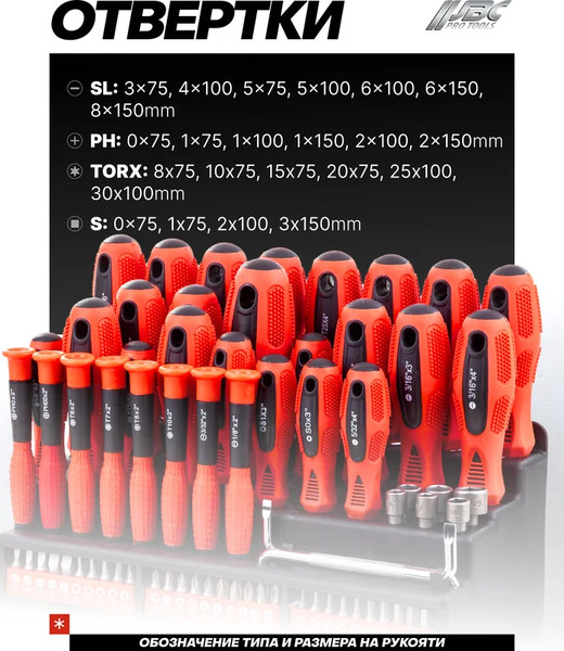 Изображение товара Набор отверток JBC 10100 (62023)