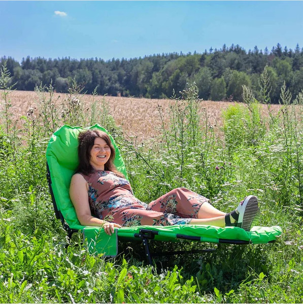 Изображение товара Складной шезлонг WMC Tools WMC-FG-HY-8008LG (62319), (светло-зеленый)