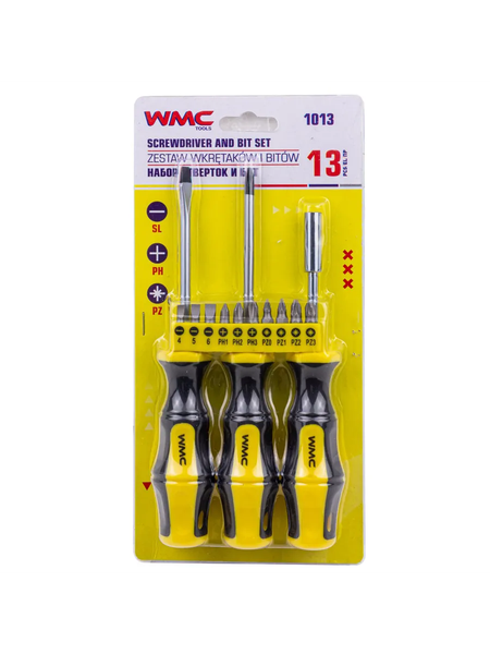 Изображение товара Набор отверток WMC Tools WMC-1013 (61 015)