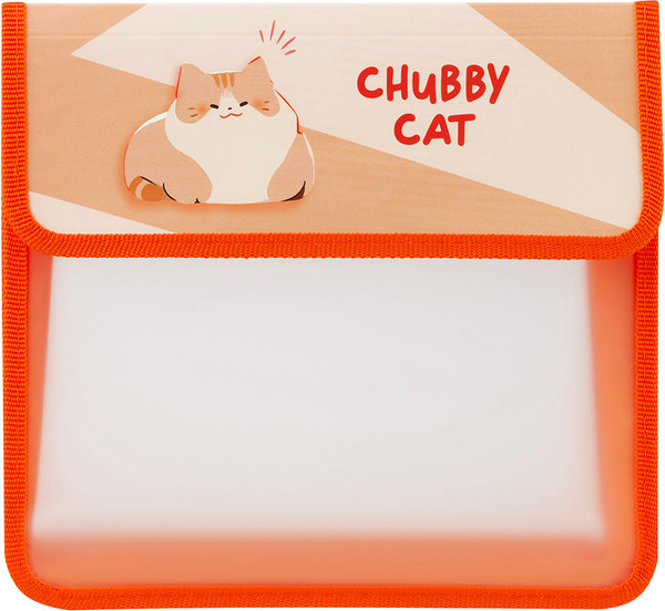 Изображение товара Папка для тетрадей ArtSpace Chubby Cat / ПТ-95О2001