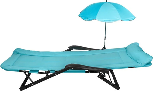 Изображение товара Складной шезлонг WMC Tools WMC-FG-HY-8000LB-Z (60300), (голубой)