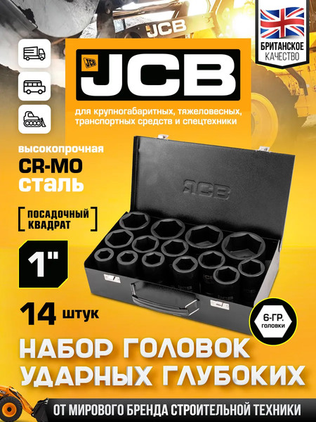 Изображение товара Набор головок слесарных JCB JCB-8152-5MPB (64928)