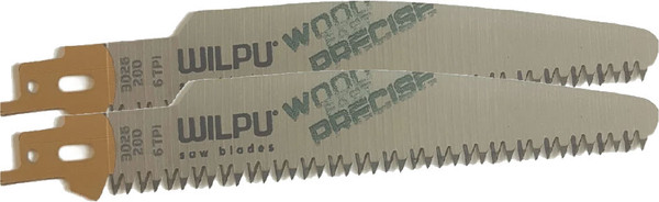 Изображение товара Набор пильных полотен Wilpu 2х3026/200 200x28x1.6мм 6 tpi / 4.2мм / 1282100002